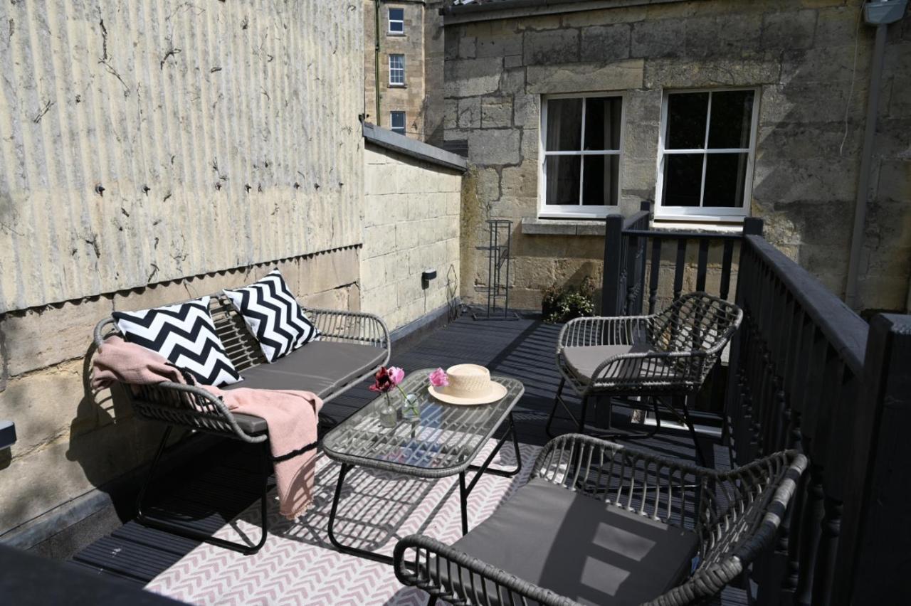 Charming Georgian Cottage With Private Sun Terrace Bath Exteriör bild